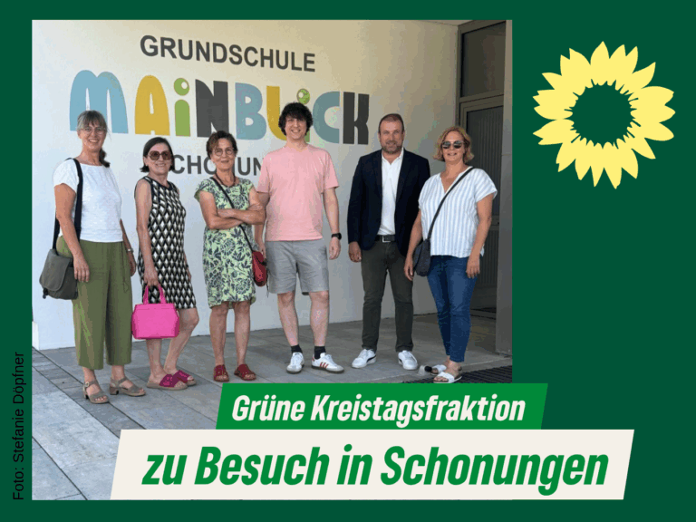 #GrüneVorOrt: Besuch in der neuen Grundschule Schonungen