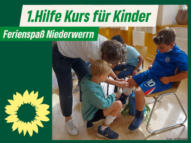 Grüner Ferienspaß 2026: 1.Hilfe Kurs für Kinder